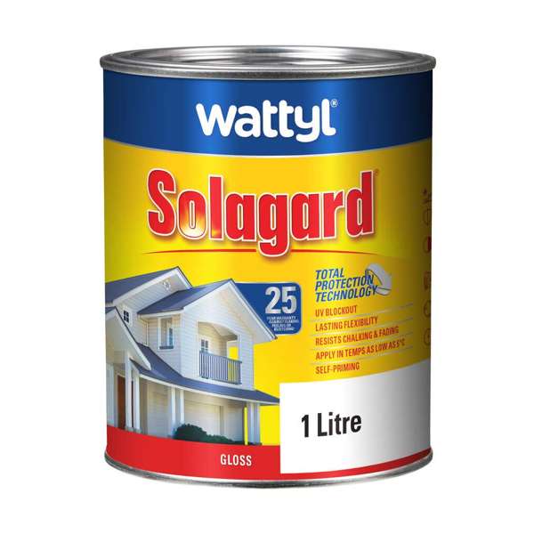 Wattyl Solagard Gloss White 1L