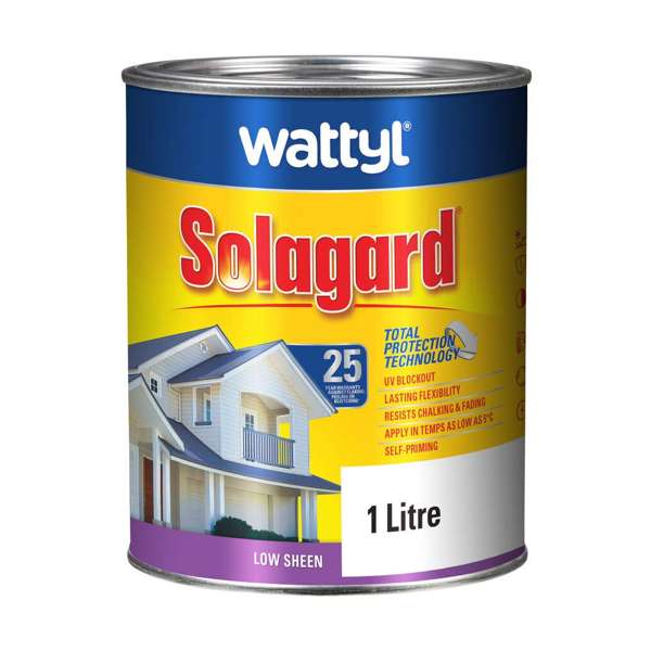 Wattyl Solagard Low Sheen White 1L