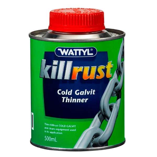 Wattyl Killrust Cold Galvit Thinner 500ml