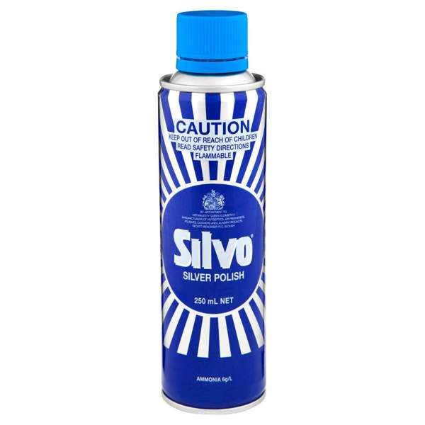 Silvo Metalware Silver Polish Cleaner 250ml