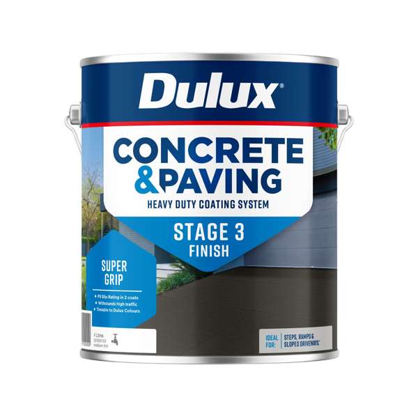 Dulux 4L Concrete & Paving Super Grip Medium Tint