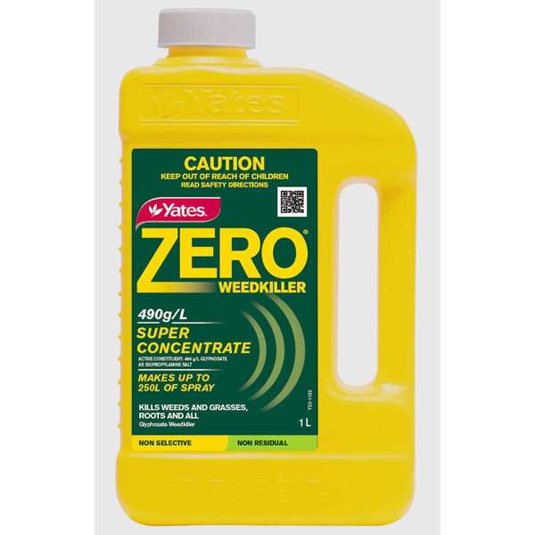 Yates Zero 490 Weed Killer Super Concentrate 1L