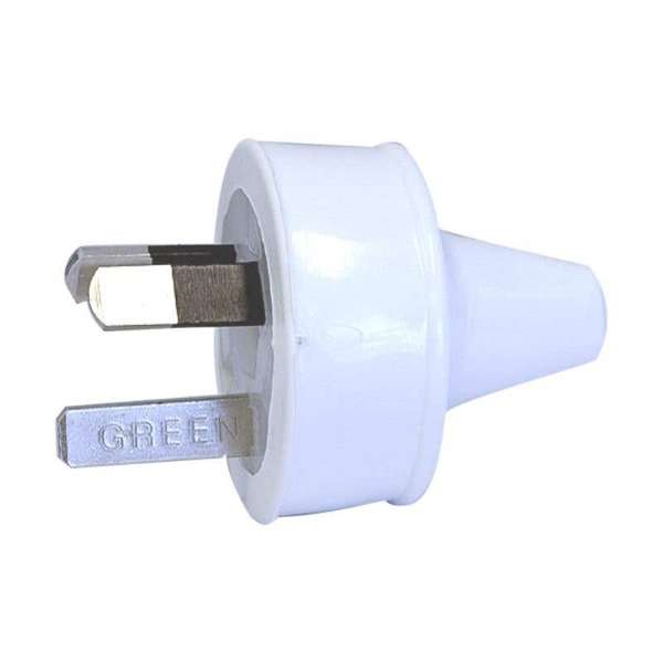 HPM PVC 10A Plug Top White