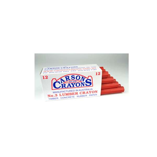 Carson Crayons Lumber No.3 Red