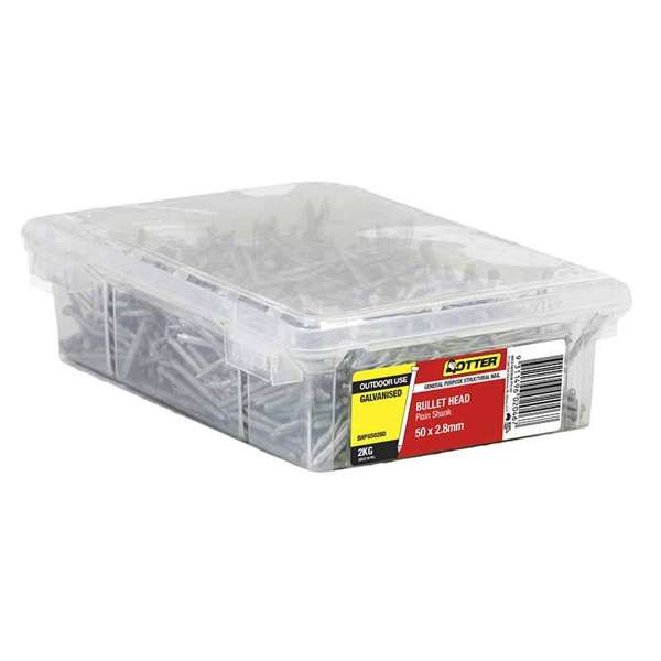 Otter Nail Bullet Head Galvanised 50 x 2.80mm (2kg)