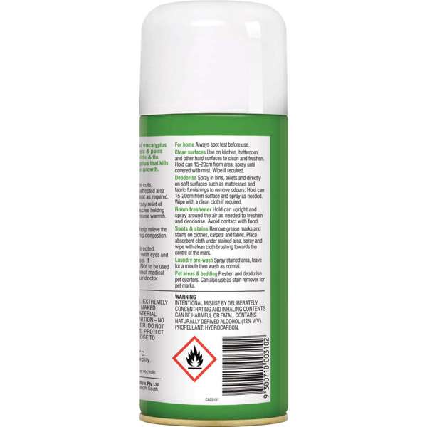 Bosisto's Eucalyptus Spray Can 200g