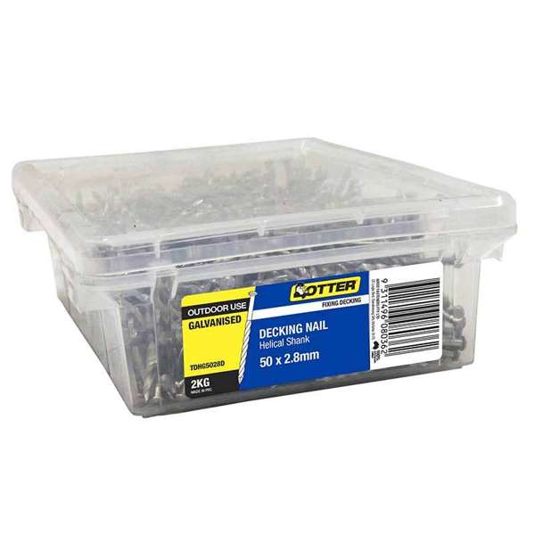 Otter Nail Titadeck Helical Galvanised 50 x 2.80mm (2kg)