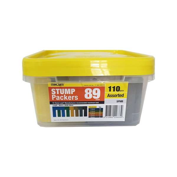 Macsim 89mm Mixed Stump Packers - 110 Pack