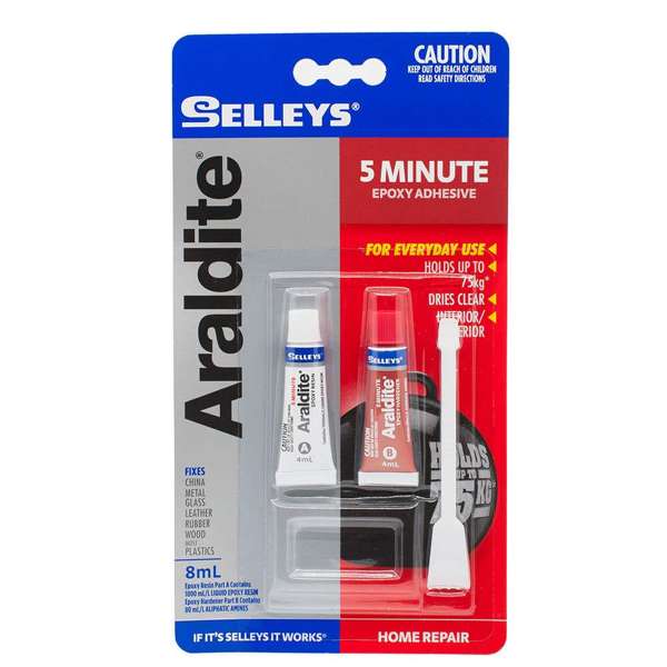 Selleys Araldite 5 Minute Epoxy Glue 8ml