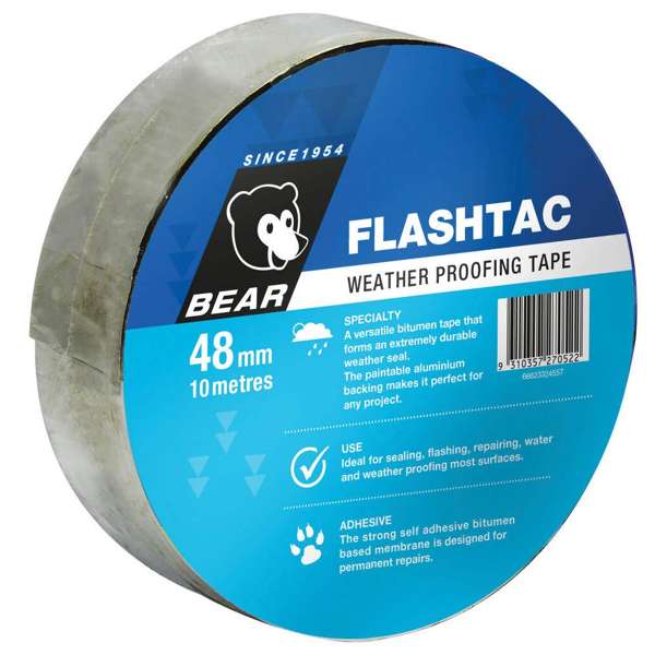 Bear Flashtac Weather Proofing Tape 48mm x 10m