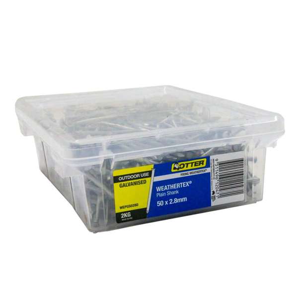 Otter Galvanised Weathertex Nail 50 x 2.80mm 2kg