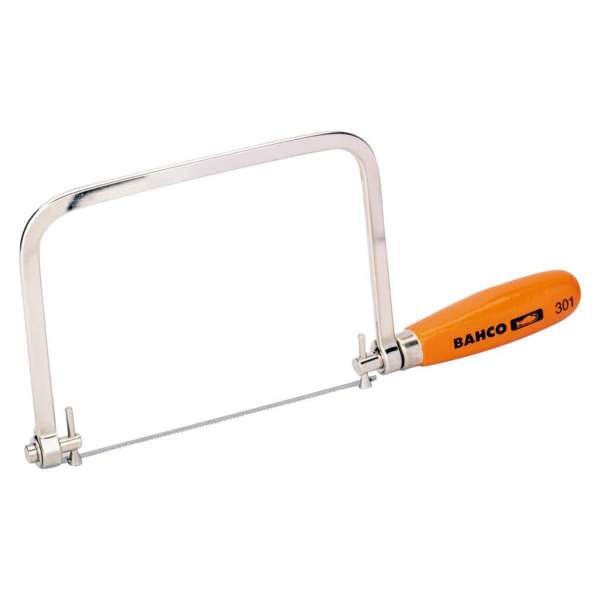 Bahco Coping Saw with Wooden Handle 165mm