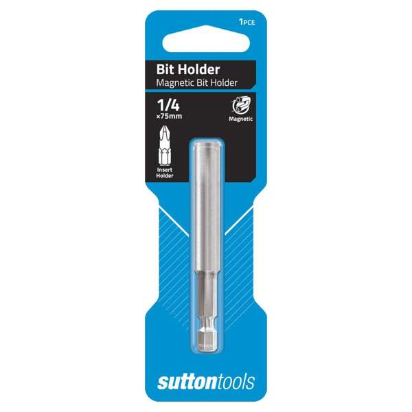 Sutton Tools Magnetic Bit Holder 1/4" x 75mm