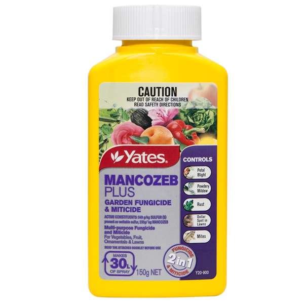 Yates 150g Mancozeb Plus Garden Fungicide And Miticide