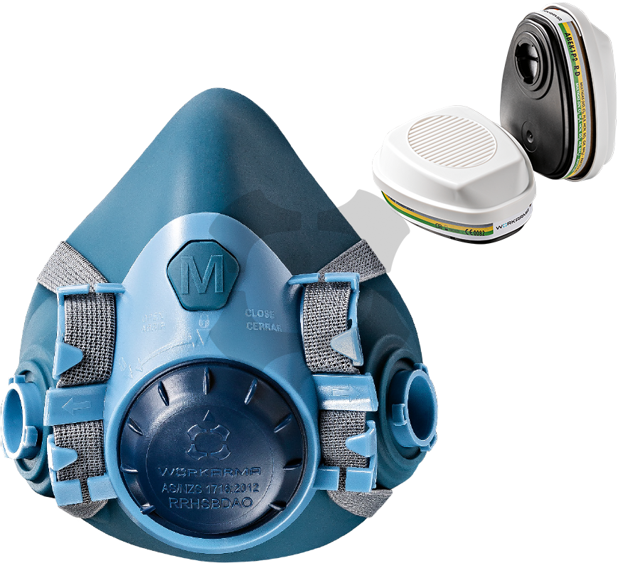 WorkArma Reusable Respirator Chemical Respirator Kit Large