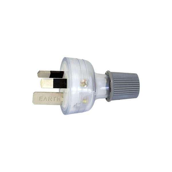 HPM Electrical Plug Top Clear 3 Pin 15A