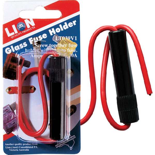 Lion Glass Fuse Holder 20A