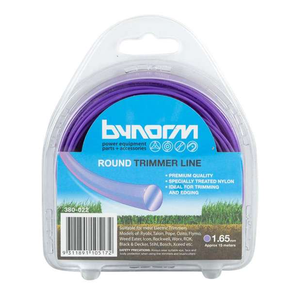 Bynorm Whipper Snipper Cord Purple 1.65mm x 15m