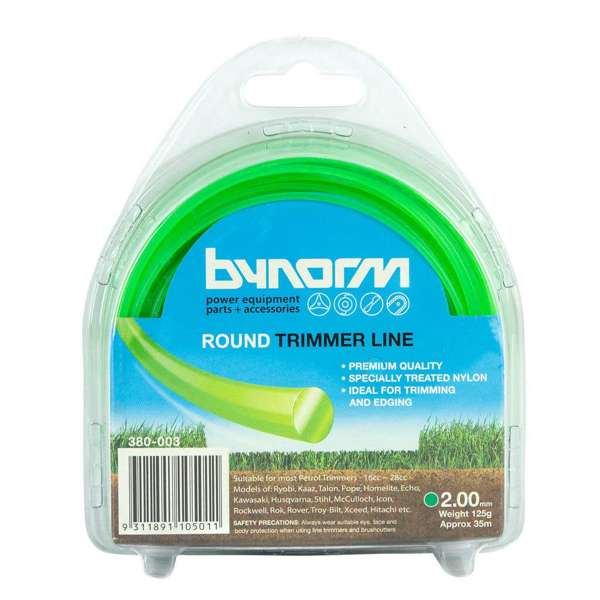 Bynorm Whipper Snipper Cord Green 125g 2.00mm