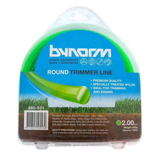 Bynorm Whipper Snipper Cord Green 2.00mm x 500g