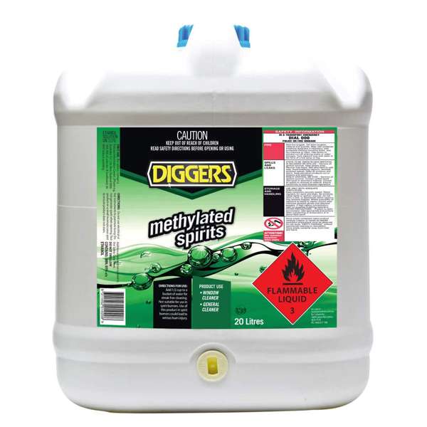 Diggers Methylated Spirits 20L