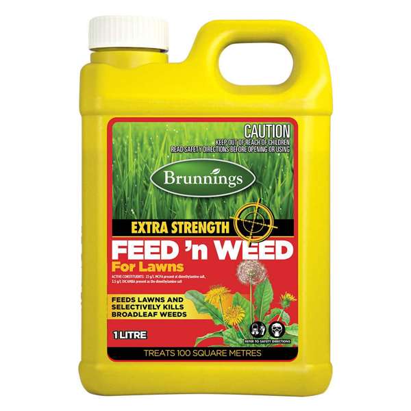 Brunnings Feed 'n Weed Extra Strength Concentrate 1L