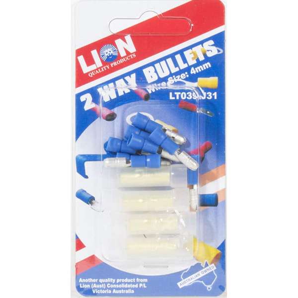 Lion 2-Way Bullet Joiners 4mm