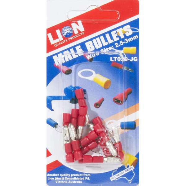 Lion Male Bullet Terminals