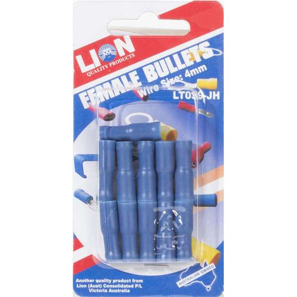 Lion Female Bullet Terminals 4mm