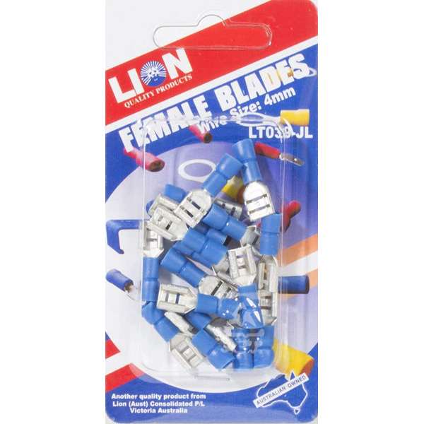 Lion Female Blade Terminals 4mm