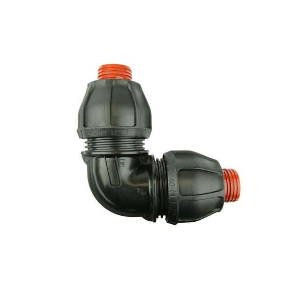 Philmac Rural Elbow Poly x Poly 1"