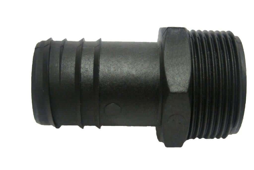 Philmac Connector Helical Male Barbed BSP Threaded 1"