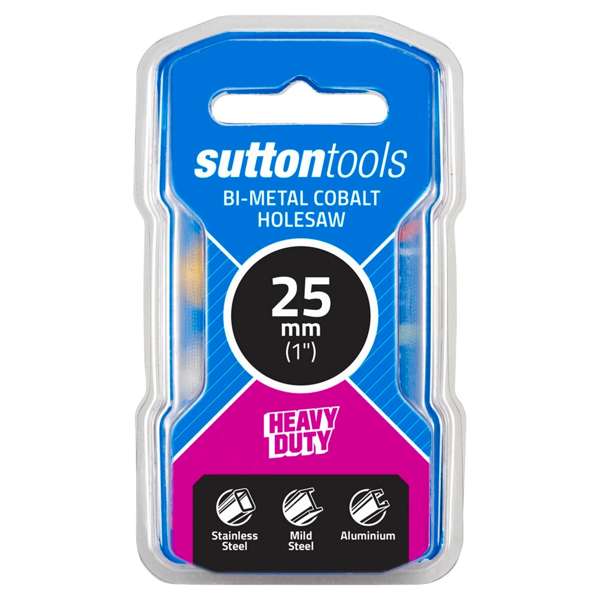 Sutton Tools 25mm White Cobalt Bi-Metal Holesaw