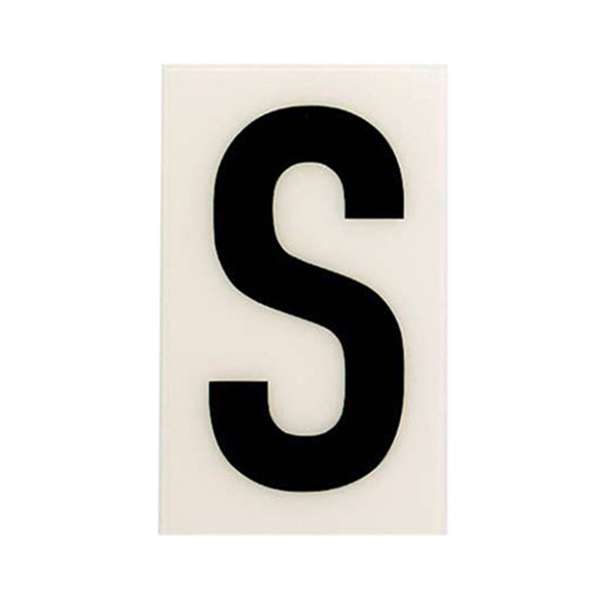 Sandleford 85mm White Self Adhesive House Letter S