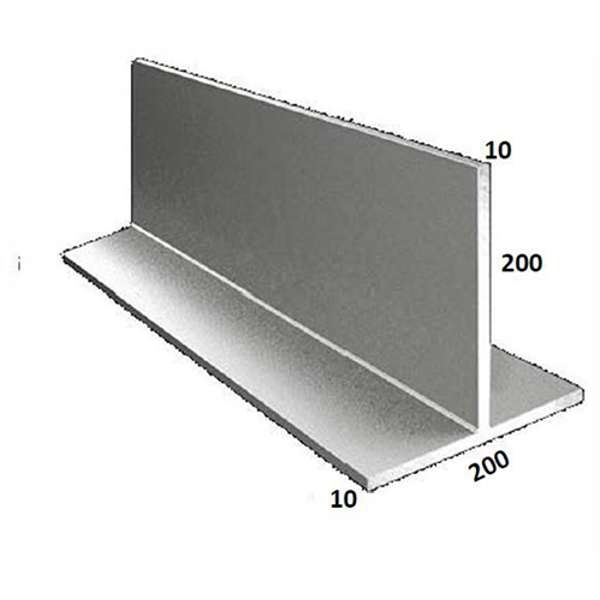 Lintel T Bar 200 x 10 (B) 200 x 10 (V) 4500mm