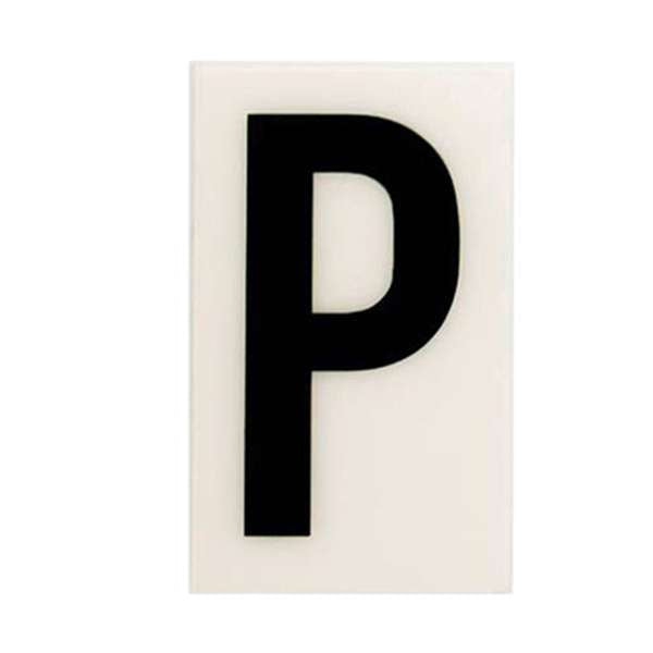 Sandleford 85mm White Self Adhesive House Letter P