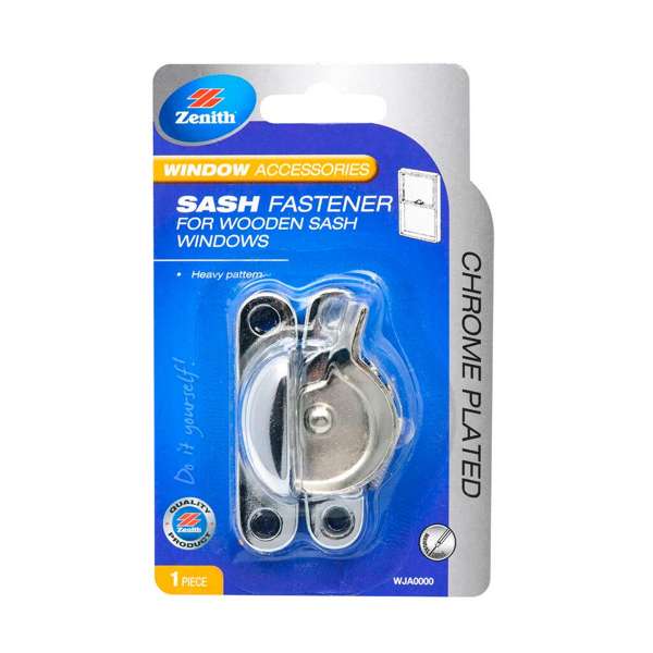 Zenith Sash Fastener Chrome