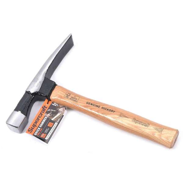 Supercraft Timber Handle Brick Hammer 680g