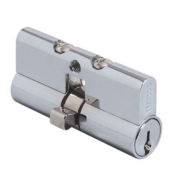 Whitco Screen Door Cylinder Lock Chrome 2 x 5 Pin Profile