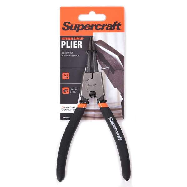 Supercraft Circlip External Straight Plier 175mm