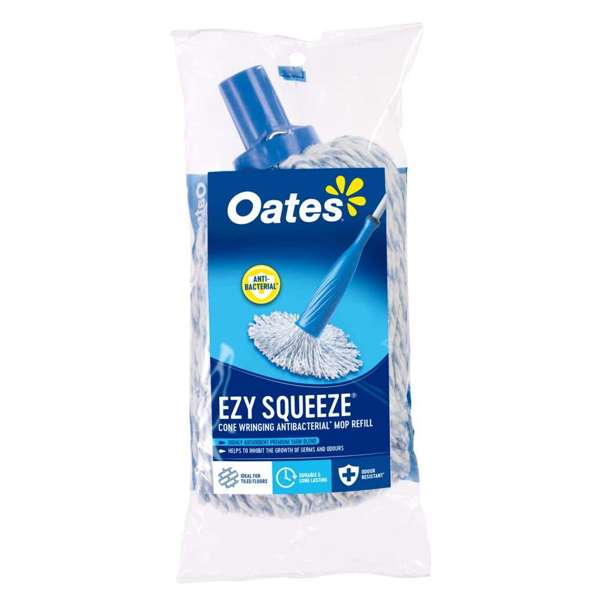 Oates Ezy Squeeze Cone Wringing Antibacterial Mop Refill