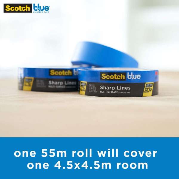 ScotchBlue Sharp Lines Multi-Surface Masking Tape 24mm x 55m