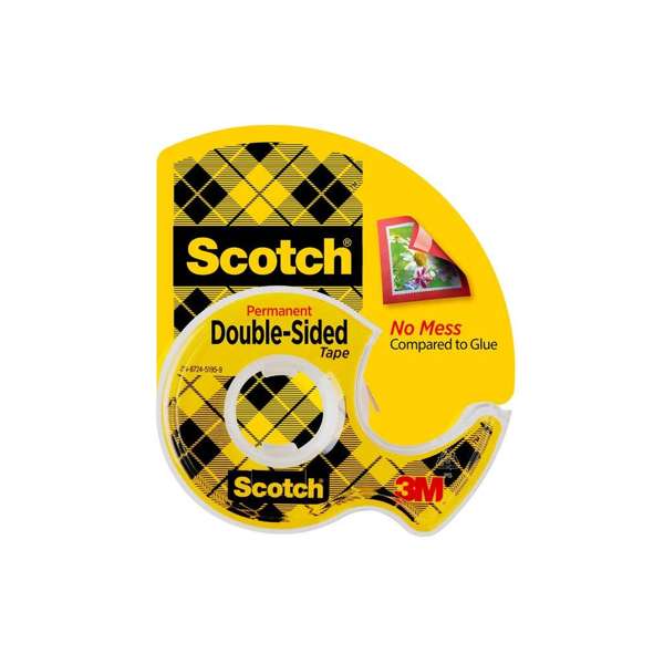 Scotch Double Sided Tape with Dispenser 12.7mm x 6.3m