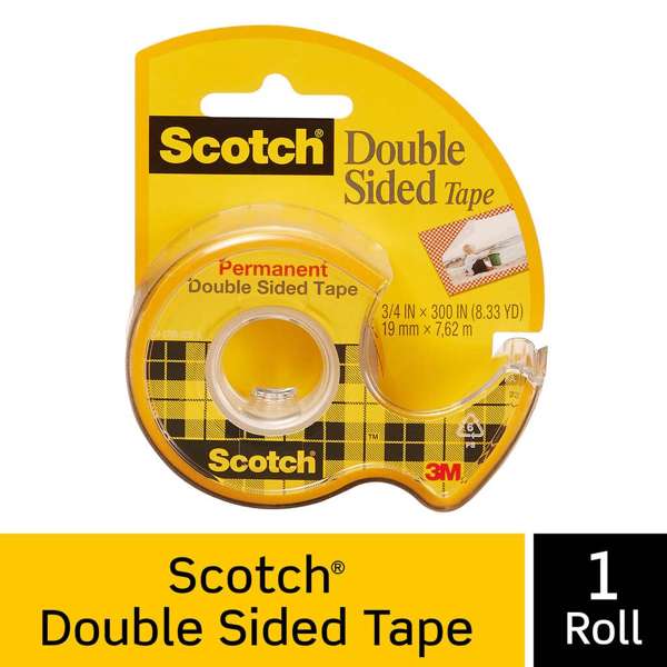 Scotch Double Sided Tape with Dispenser 12.7mm x 6.3m