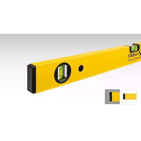 Stabila Type 70 Spirit Level Lightweight Box Frame 2 Vials 1200mm