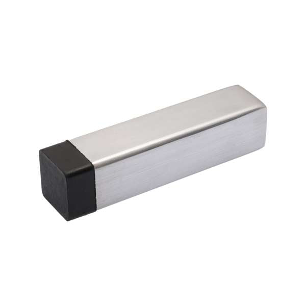 Lane Bullet Door Stop Square Brushed Satin Chrome