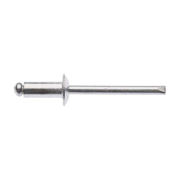 Zenith Rivet Open Aluminium 3/16"Dia - 1/4"Grip - 100 Pack