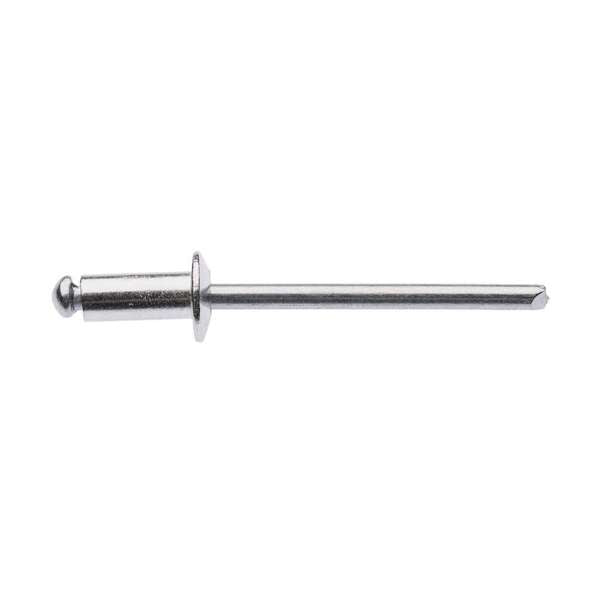 Zenith Rivet Open Aluminium 5/32"Dia - 3/16"Grip - 100 Pack