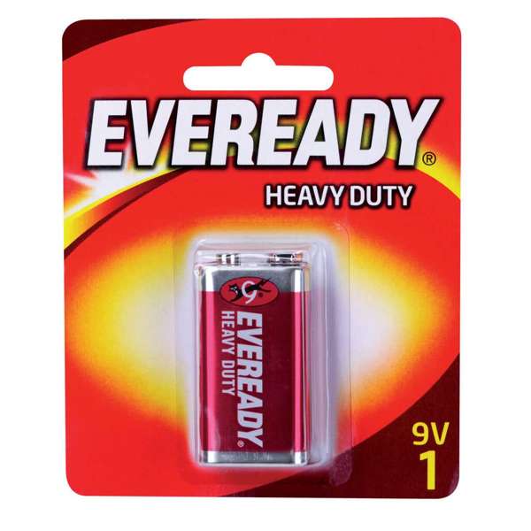 Eveready Heavy Duty Battery Red 9V 1 Pack