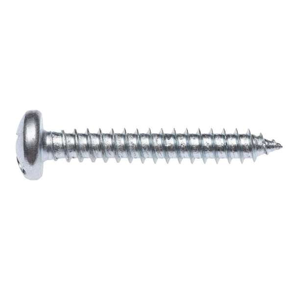 Zenith Self Tapping Screws Pan Head Zinc Plated 10G x 30mm - 100 Pack